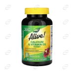 Alive Kalsiyum + Vitamin D3 Çiğnenebilir Tabletler – Nature’s Way