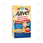 Alive! Çocuklar İçin Multivitamin – Çiğnenebilir Tablet