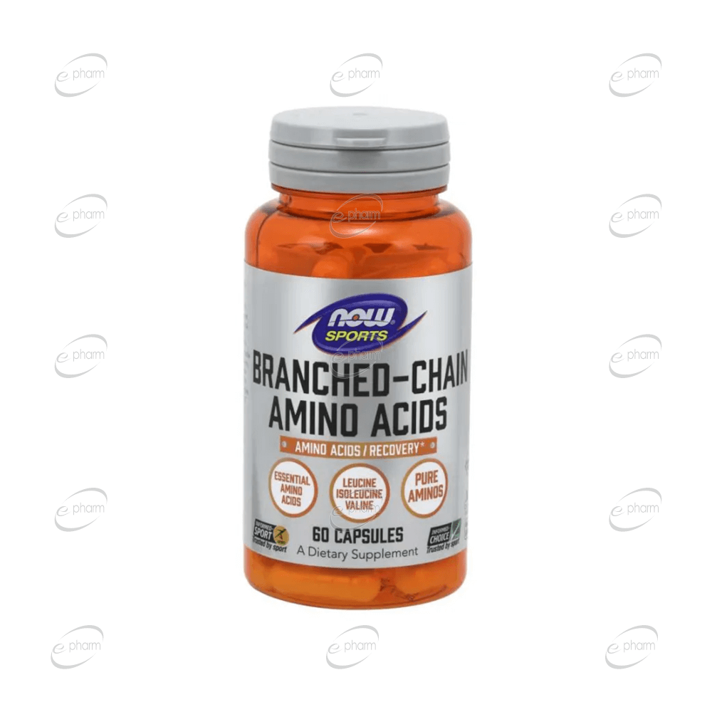 now-foods-branched-chain-amino-acid-60kapsuli BCAA Kapsül – Now Foods - Görsel 1